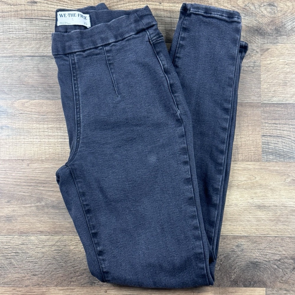 Free People Black skinny Leg Jeans- Jeggings Size XS Skinny Jeggings
